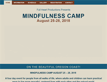 Tablet Screenshot of mindfulnesscamp.org